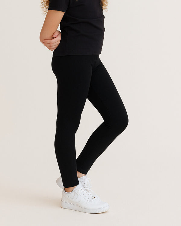 FGL - 00105 - Jet Black Girls Tights