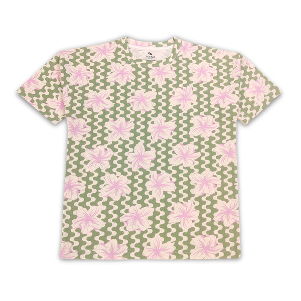 PDST-00026 - Green Flower Tee (Juniors)