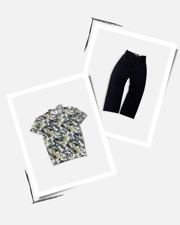 Zag Black Outfit Set