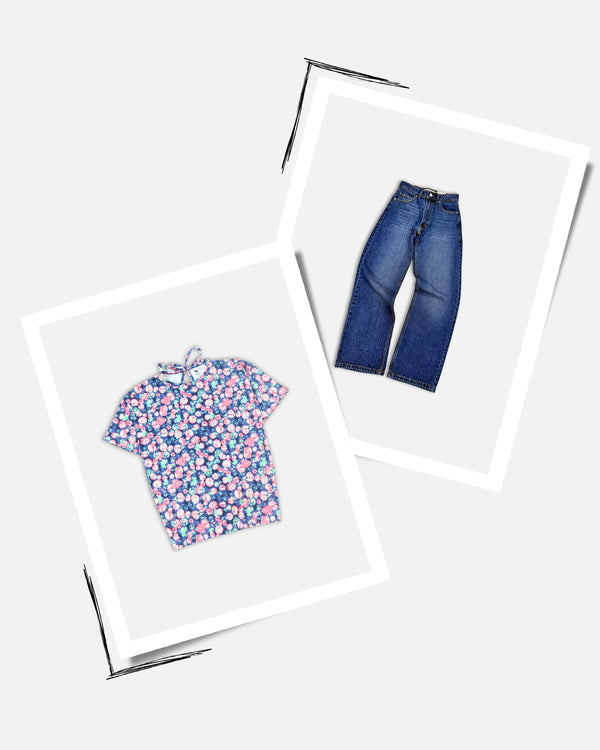 Rose Walk Petal Outfit Set