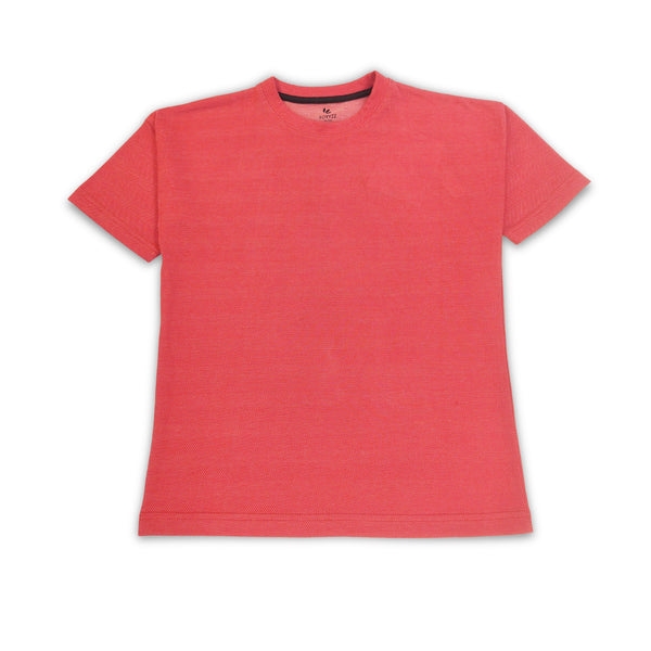 PDST-00024 - Red Jacquard Tee (Juniors)