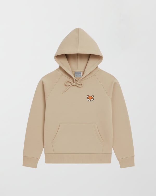 Soft Beige Raglan Hoodie