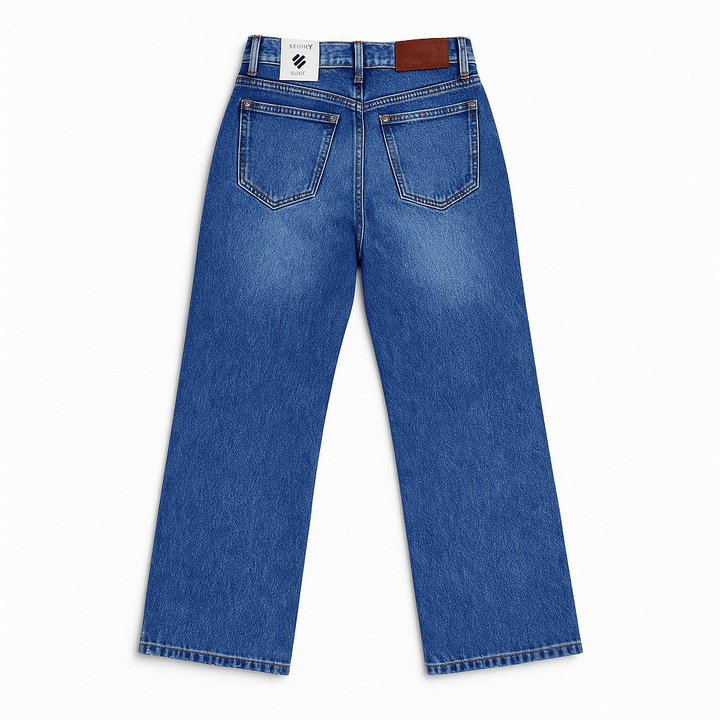 Comfort Stretch Ocean Blue Jeans - Foxyzz Apparel