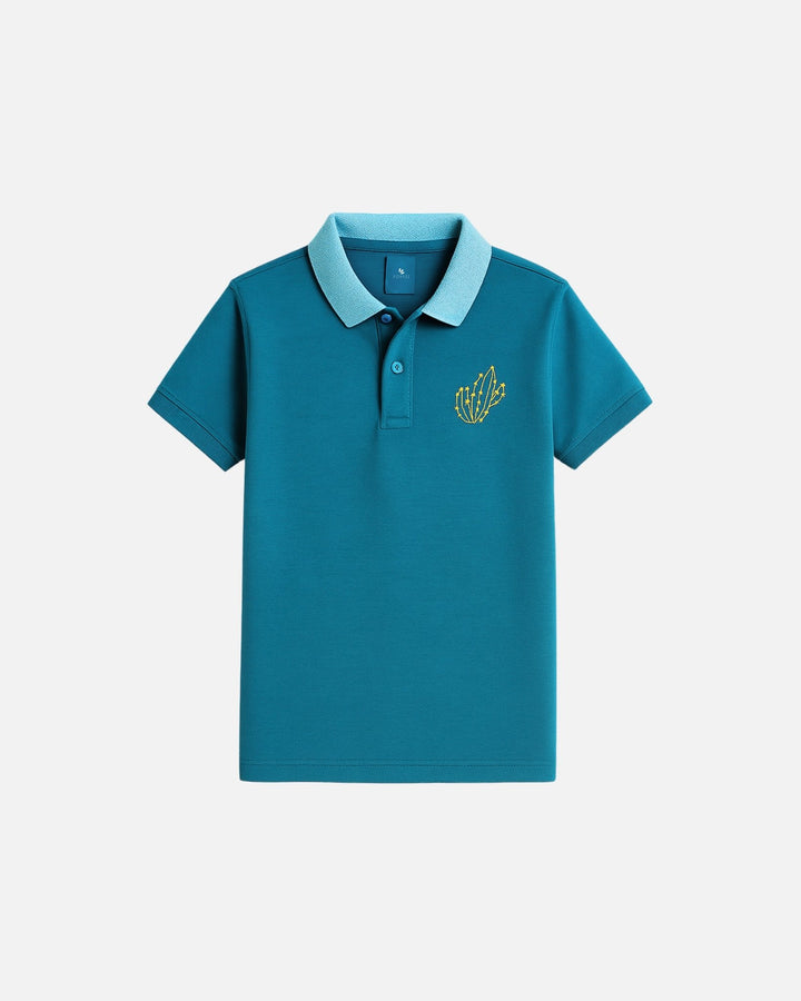 FBP - 00061 - Cactus Cool Polo - Boys - Foxyzz Apparel