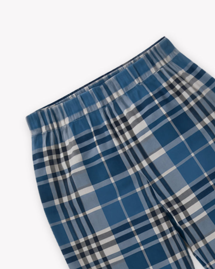 FGL - 0106 - Blue Check Girls Legging - Foxyzz Apparel