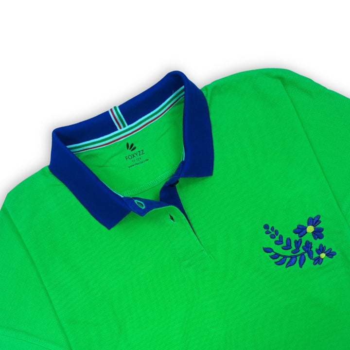 FGP - 00055 - Sprint Leaf Flexy Polo - Girls - Foxyzz Apparel