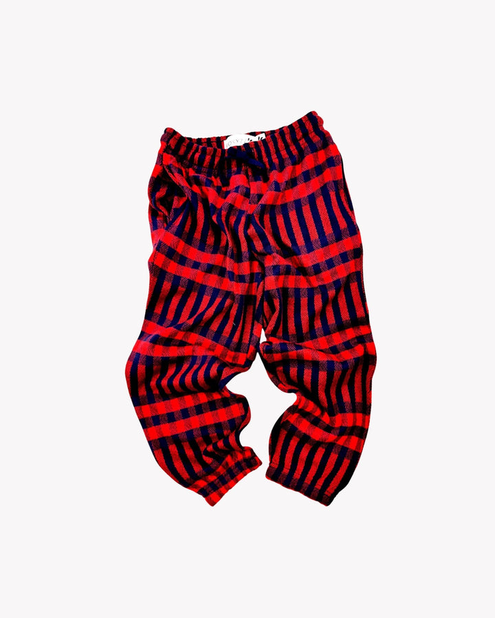 FJP - 0111 - Red Stripe Jogger Pant - Foxyzz Apparel