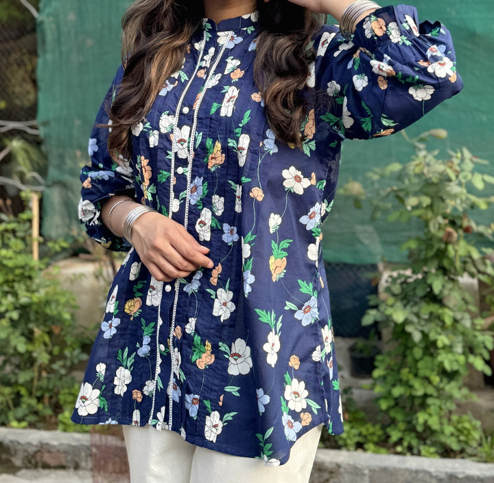 FLT - 0088 - Botanic Bliss Top - Foxyzz Apparel