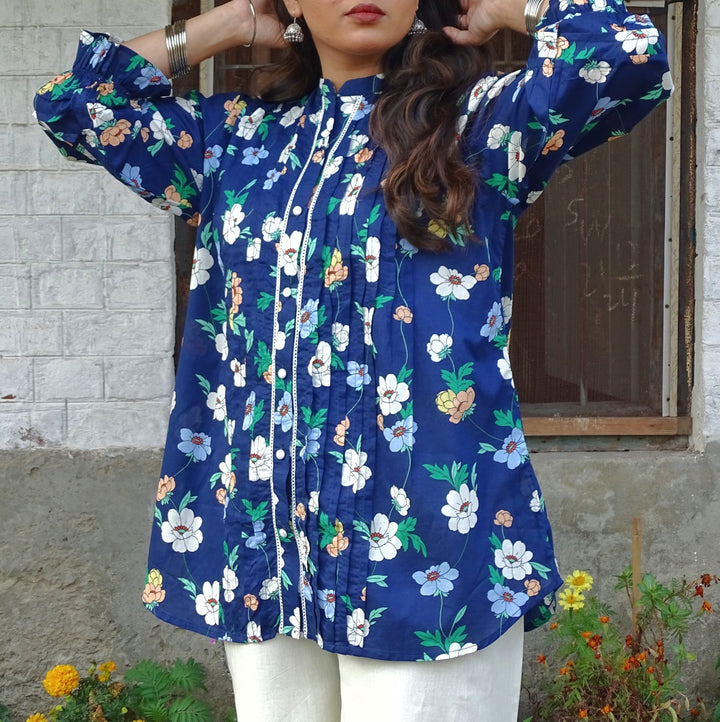 FLT - 0088 - Botanic Bliss Top - Foxyzz Apparel