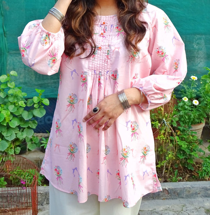 FLT - 0090 - Soft Petal Top - Foxyzz Apparel