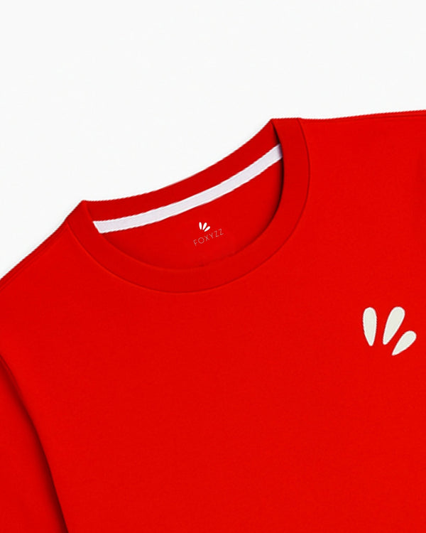 FRT - 00039 - Red Pulse Tee - Men - Foxyzz Apparel