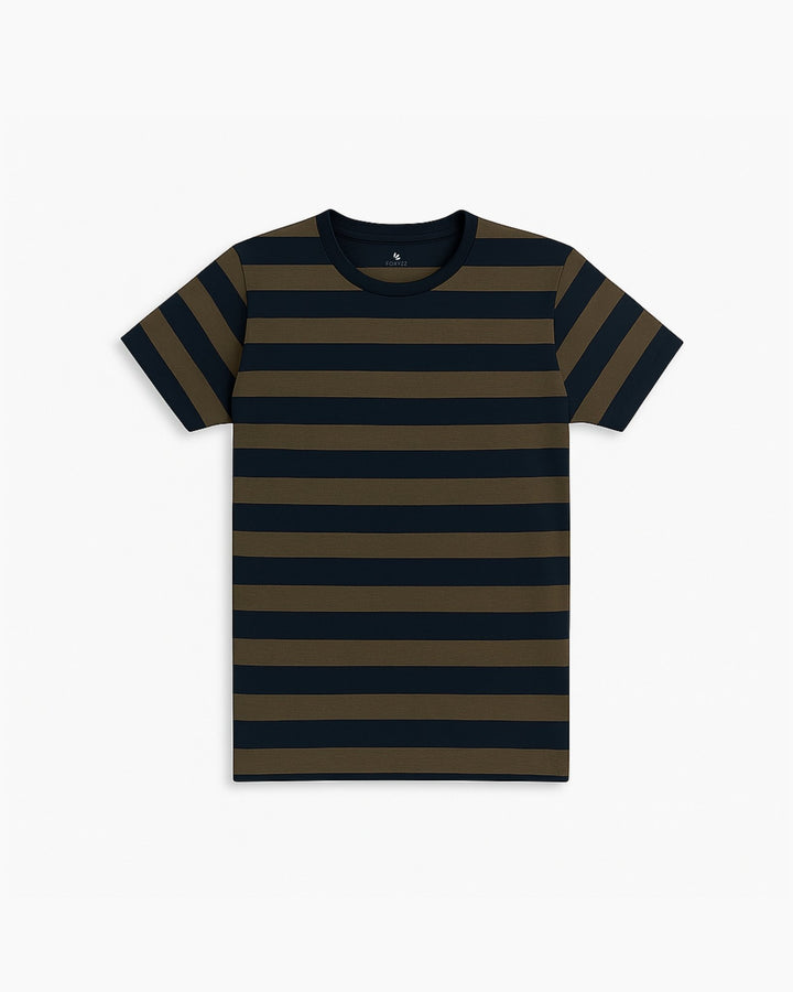 FRT - 00041 - Urban Stripes Tee - Juniors - Foxyzz Apparel