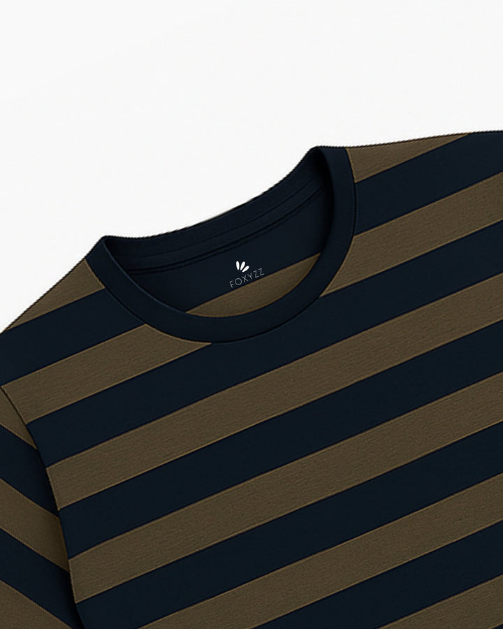 FRT - 00041 - Urban Stripes Tee - Juniors - Foxyzz Apparel