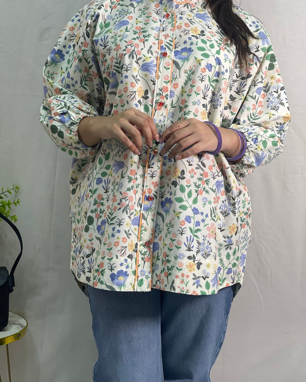 FWCT - 00122 - Wild Flower Whisper Top - Foxyzz Apparel