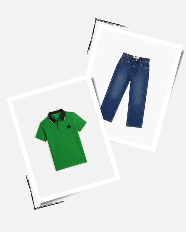 Green Vibes Combo - Foxyzz Apparel