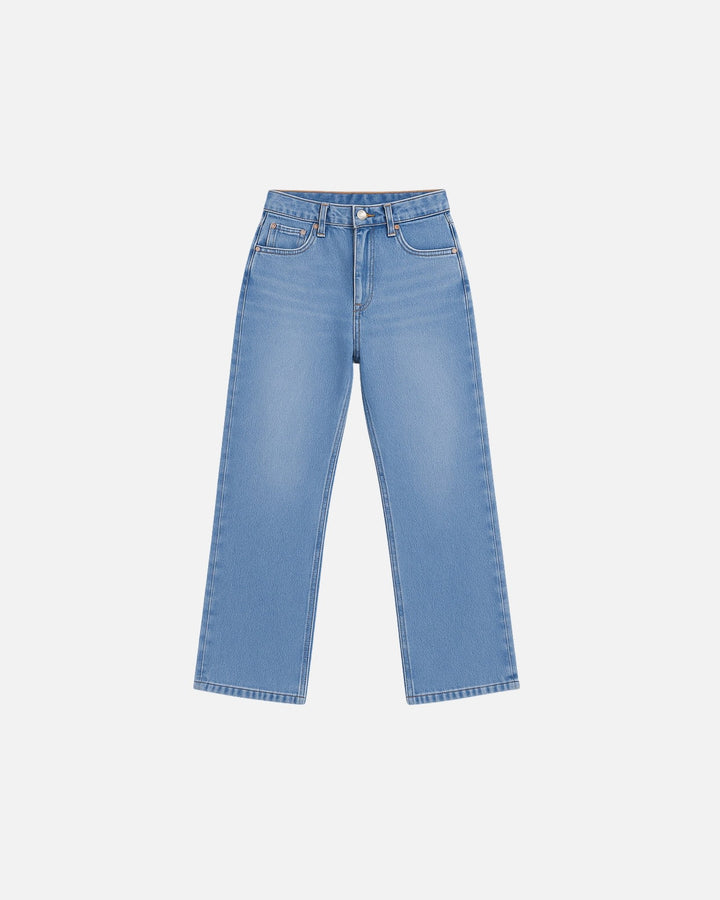 MOM Fit Jeans Ice Blue Jeans - Women - Foxyzz Apparel
