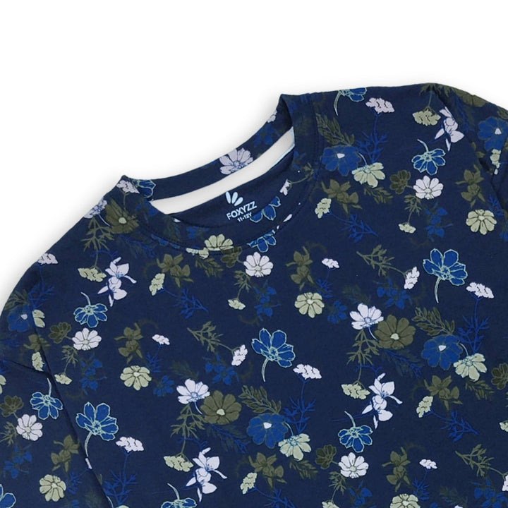PDST - 00018 - Midnight Bloom Tee (Juniors) - Foxyzz Apparel