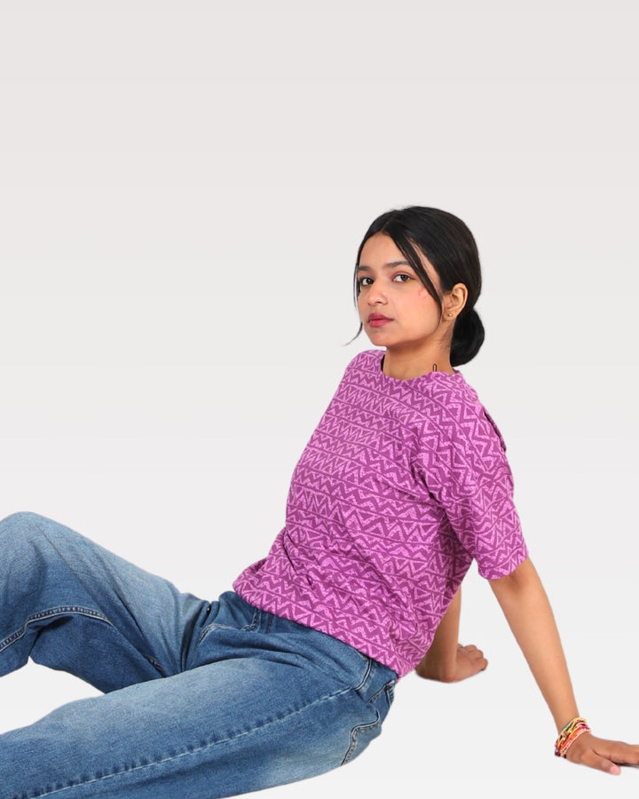 PFL - 0001 - Purple Zag Flexy (Women) - Foxyzz Apparel