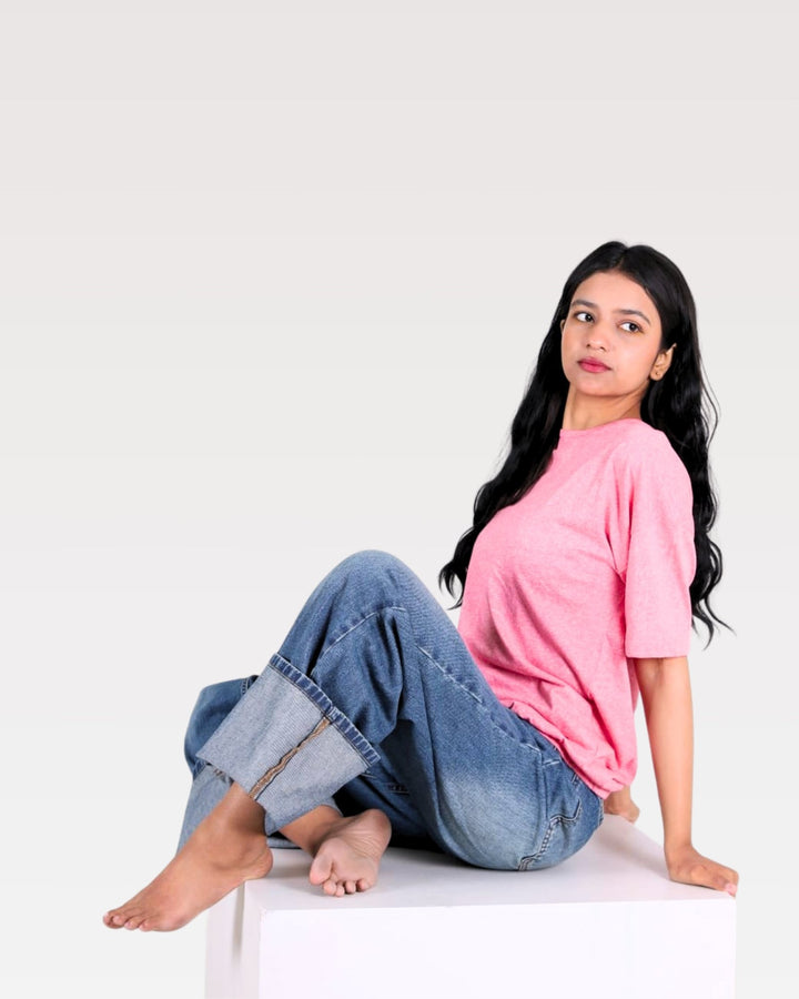 PFL - 0009 - Pink Melange Flexy (Women) - Foxyzz Apparel