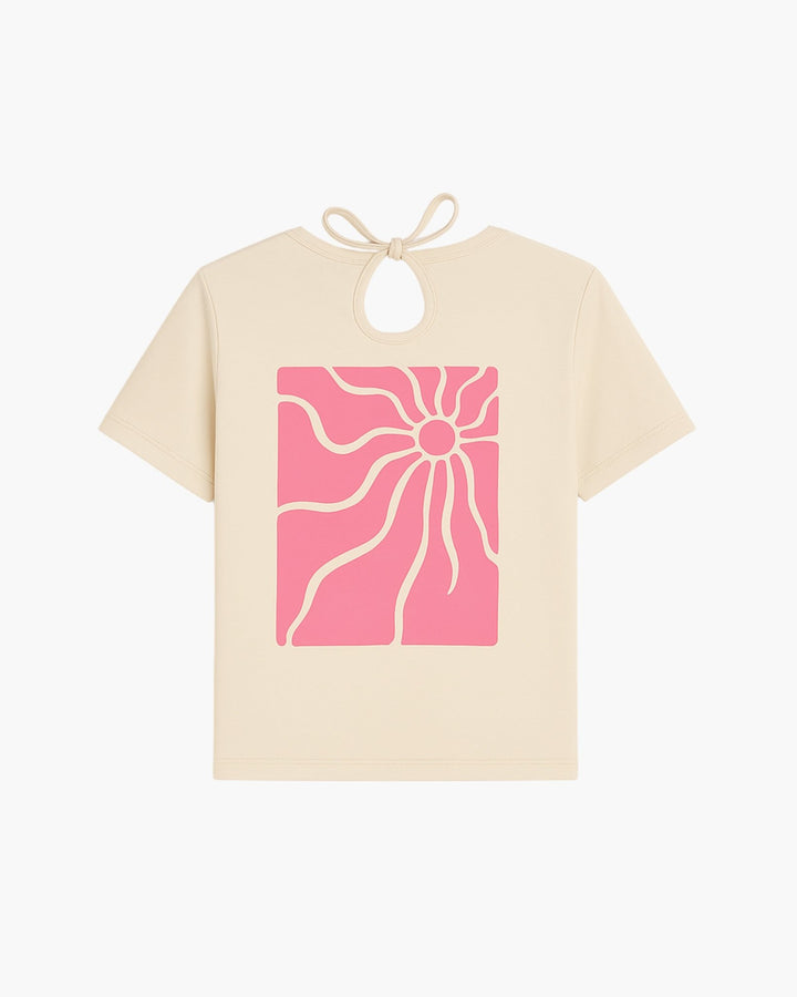 PPFL - 0073 - Blush Drift Flexy Tee - Women - Foxyzz Apparel