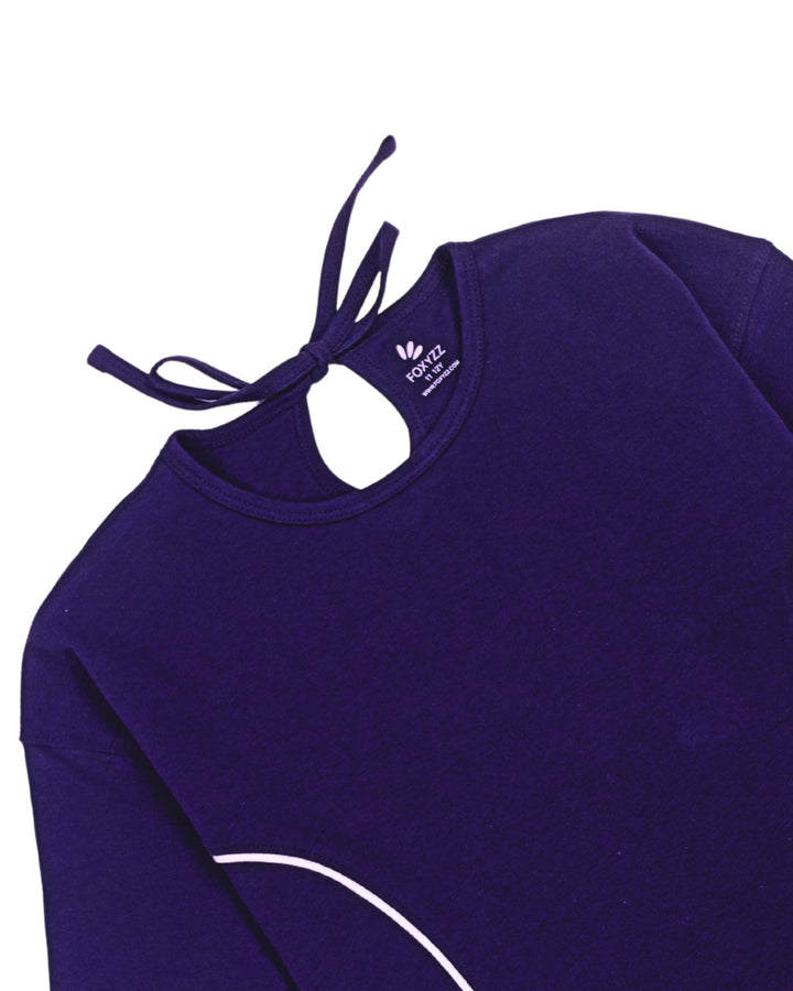PPFL - 0074 - Navy Glide Flexy Tee - Women - Foxyzz Apparel