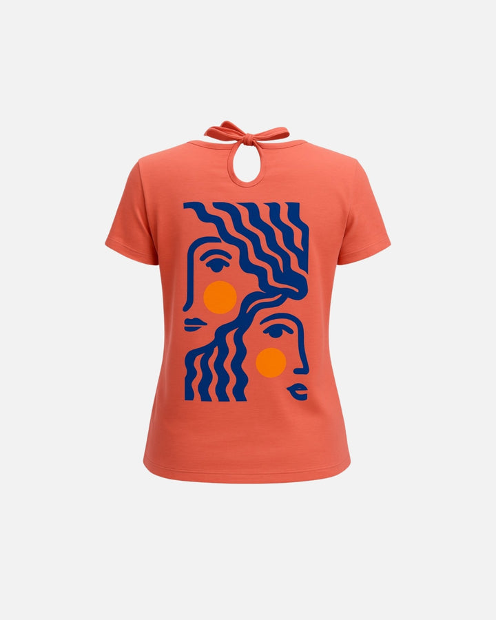 PPFL - 0077 - Abstract Mode Flexy Tee - Women - Foxyzz Apparel