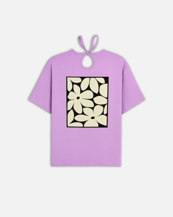 PPFL - 0081 - Vilot Vibes LT Purple Flexy Tee - Women - Foxyzz Apparel