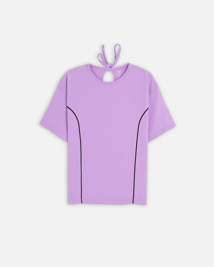 PPFL - 0081 - Vilot Vibes LT Purple Flexy Tee - Women - Foxyzz Apparel