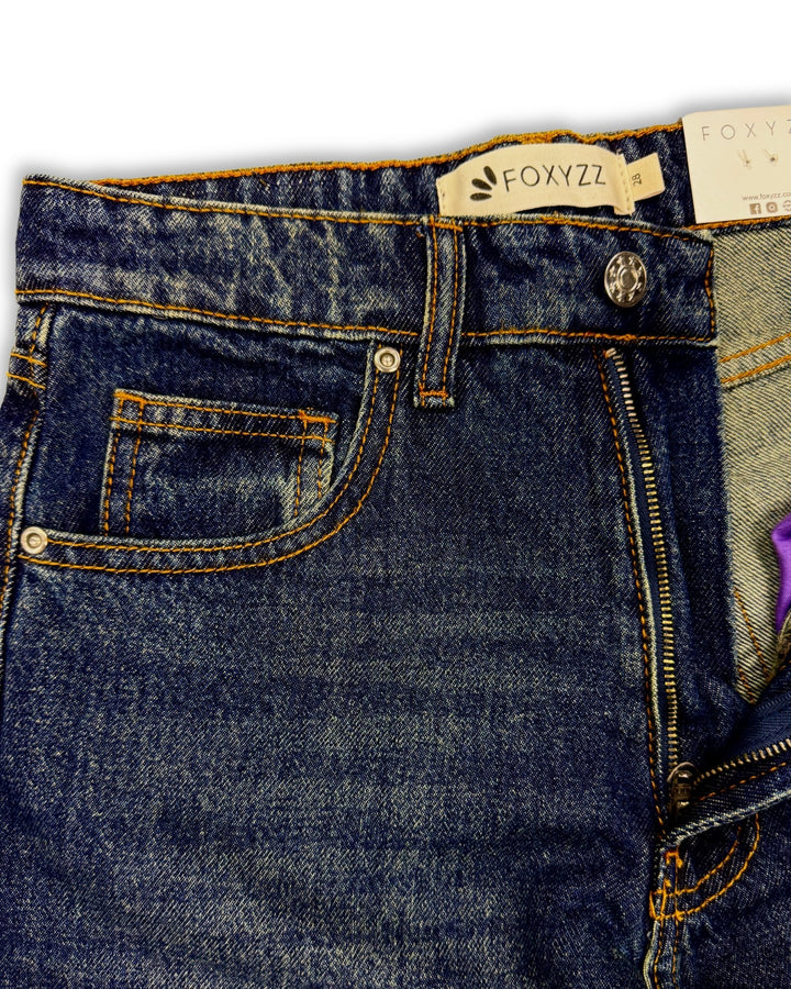 Wide Leg Dark Tint Jeans - Women - Foxyzz Apparel