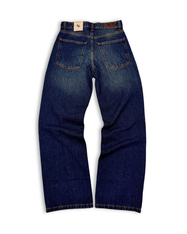 Wide Leg Dark Tint Jeans - Women - Foxyzz Apparel