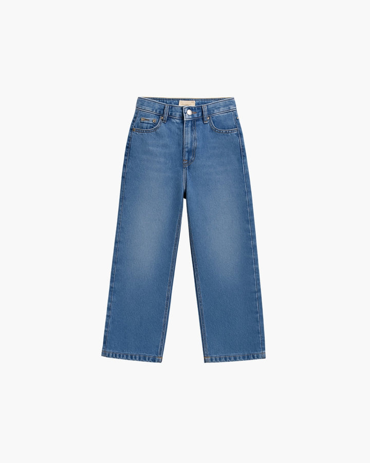 Wide Leg Ice Blue Jeans - Juniors - Foxyzz Apparel