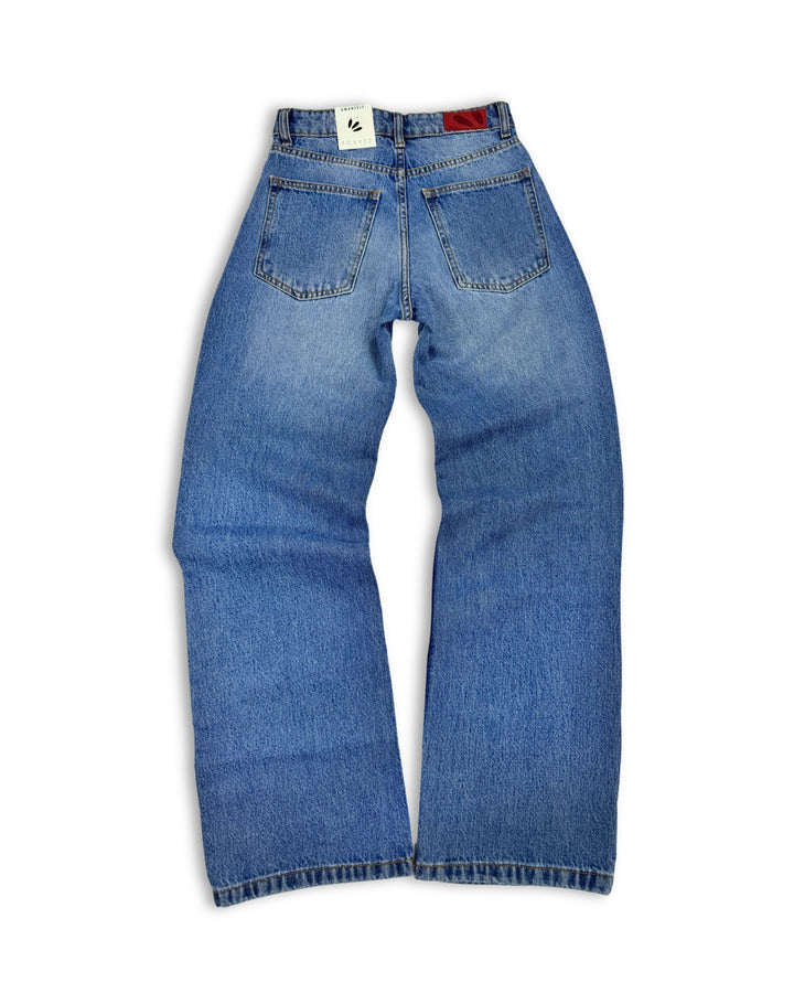 Wide Leg Light Mood Jeans - Women - Foxyzz Apparel